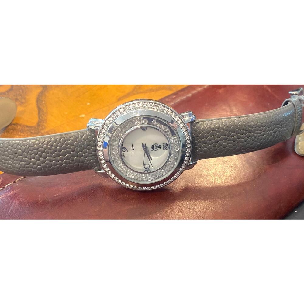 Women's 40mm Premier Designs Watch, Silver Tone with Crystal Accents, #4614 - Picture 2 of 4